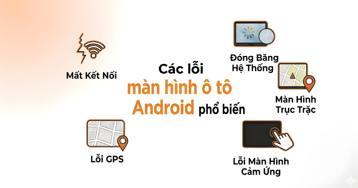 Các lỗi màn hình ô tô