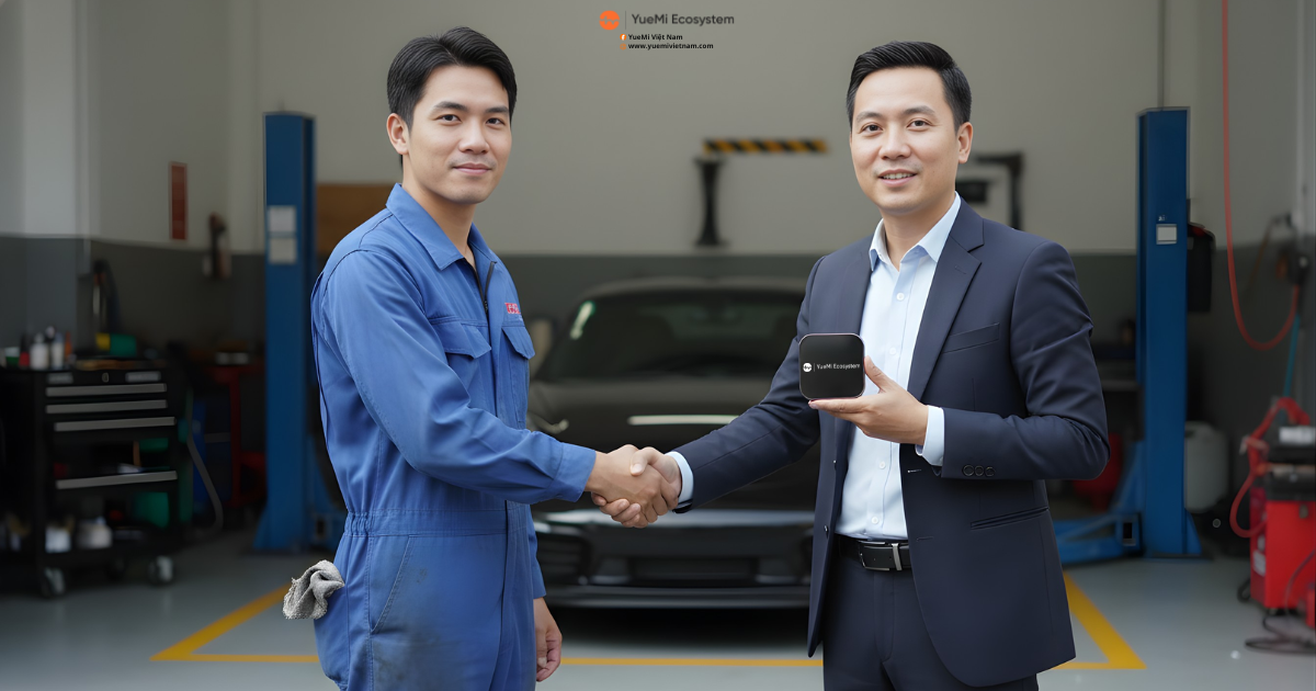 khách-hàng-tại-garage-đại-lý-của-yuemi-việt-nam-hài-lòng-với-p7plus