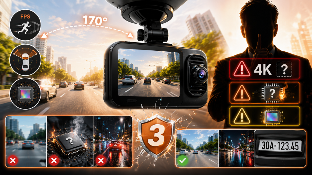 Lắp Camera Hành Trình: 5 Sai Lầm Khiến Tài Xế Xe Dịch Vụ Mất Tiền Oan