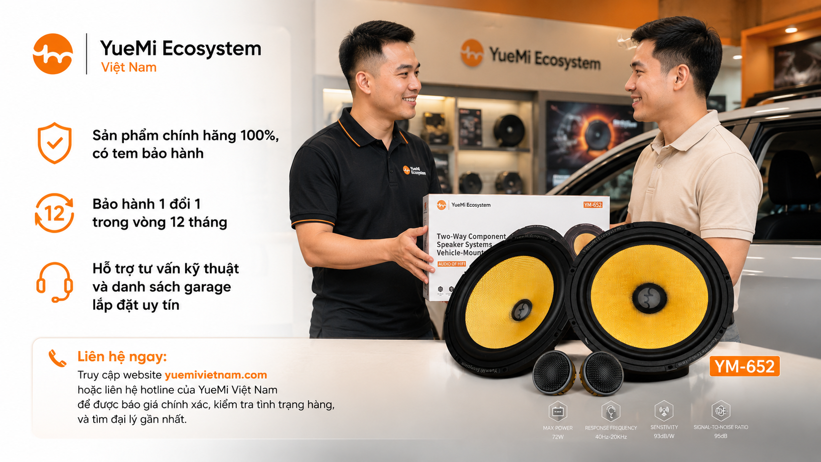 Mua loa YM652 chính hãng tại Yuemi Việt Nam