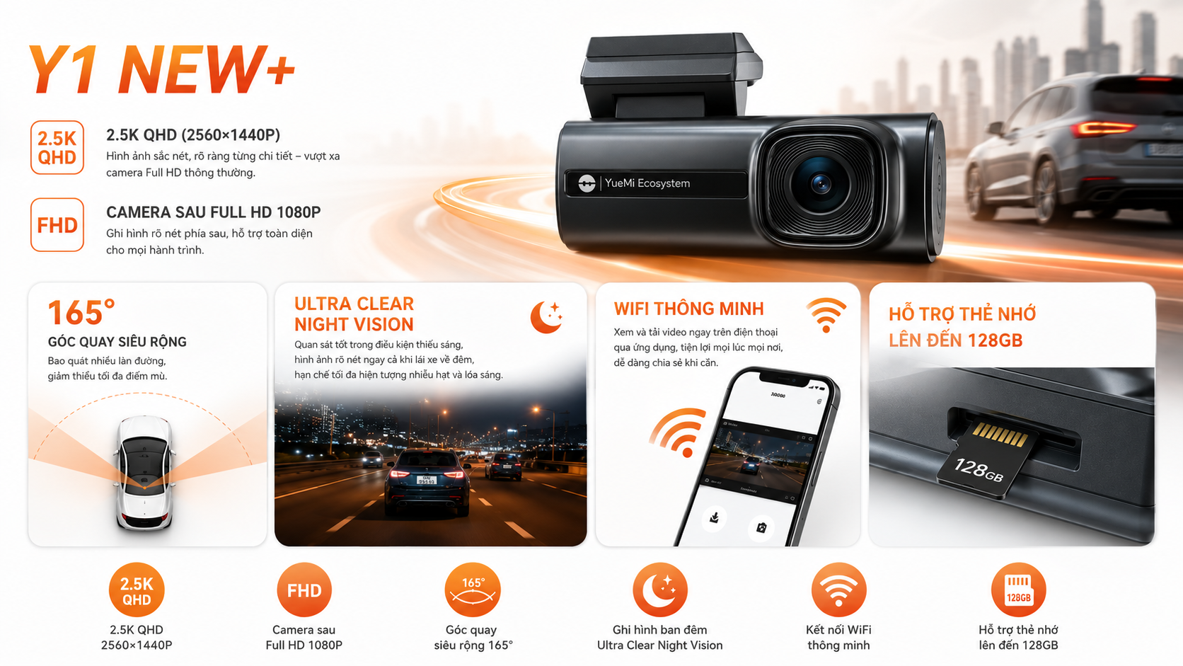 Các tính năng khác của Yuemi Y1 New+