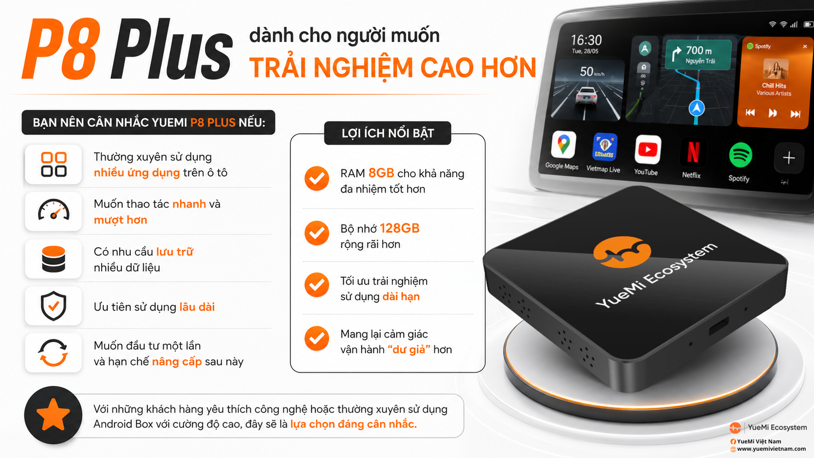 Android Box P8plus phù hợp với người dùng muốn trải nghiệm cao hơn